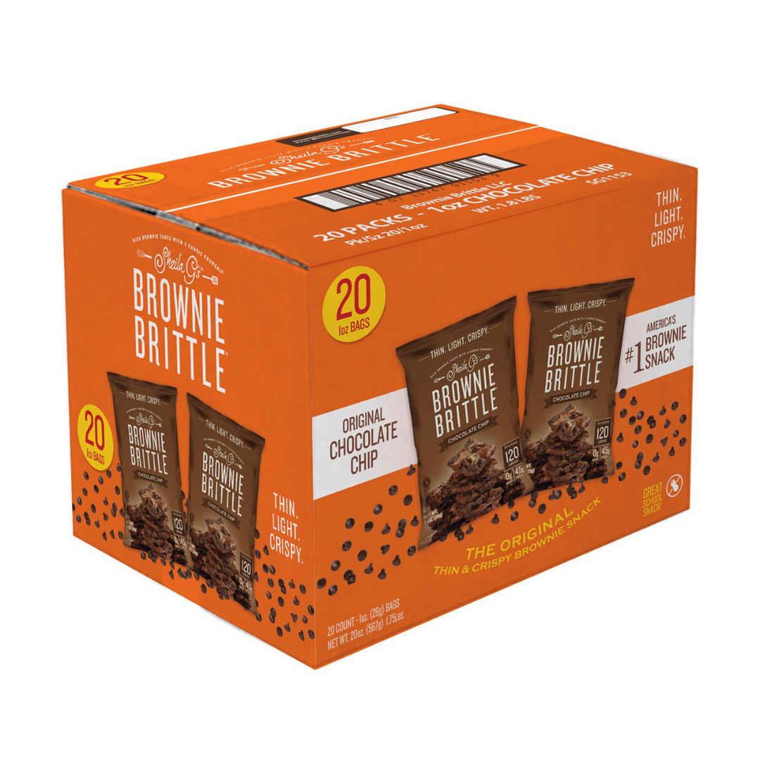 Chocolate Chip Brownie Brittle - 1oz (20 ct. box)