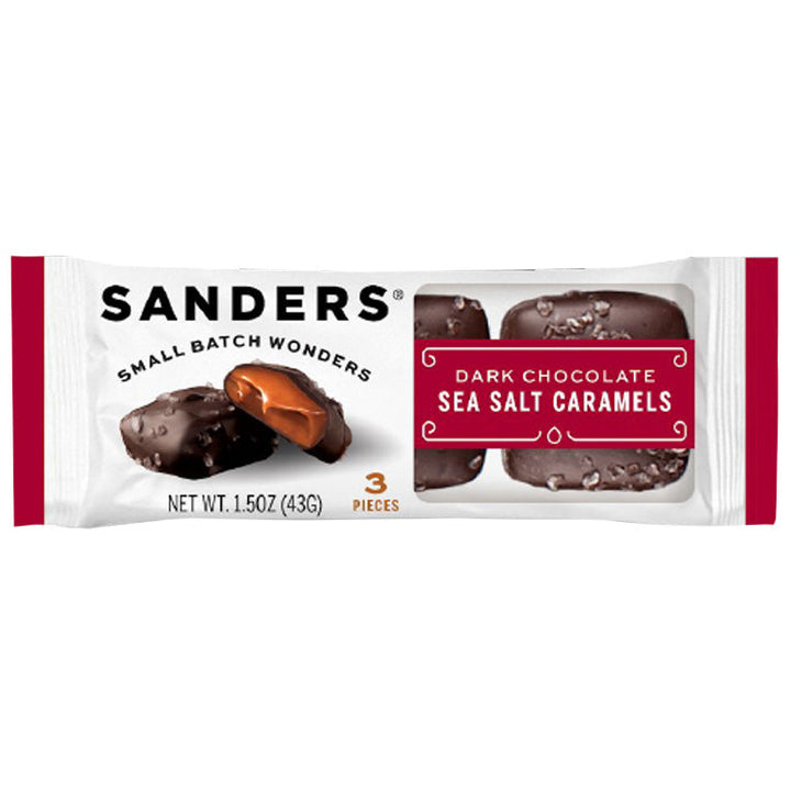 3 Pack of Dark Chocolate Sea Salt Caramels- product carousel image