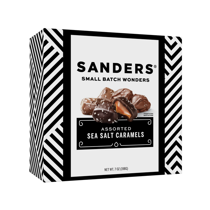 Sanders Boulevard Assorted Sea Salt Caramels 7 oz