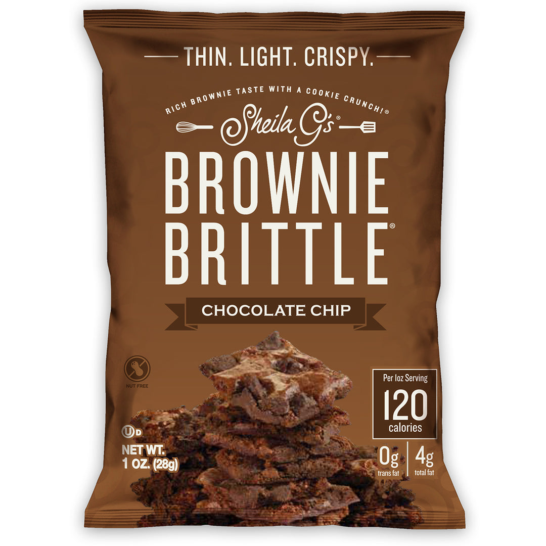 Chocolate Chip Brownie Brittle - 1oz (Pack of 20)