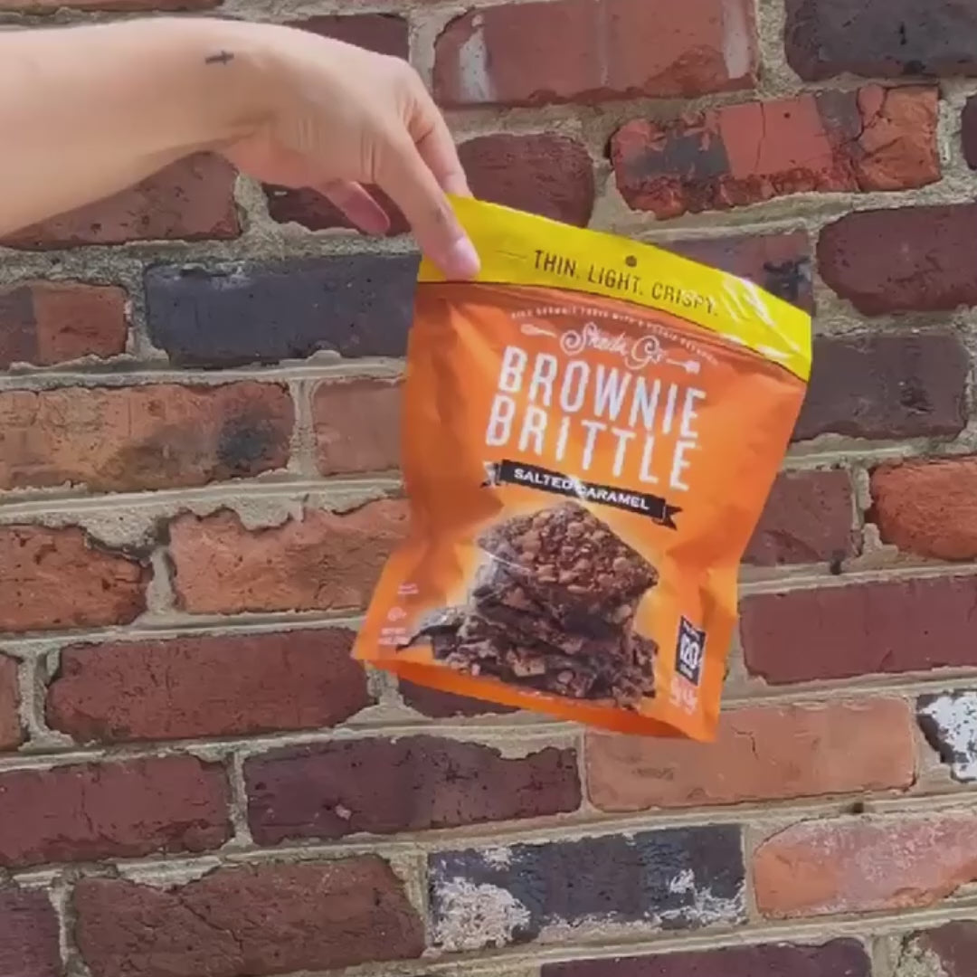 Video of Salted Caramel Brownie Brittle - 1oz (72 ct. box)