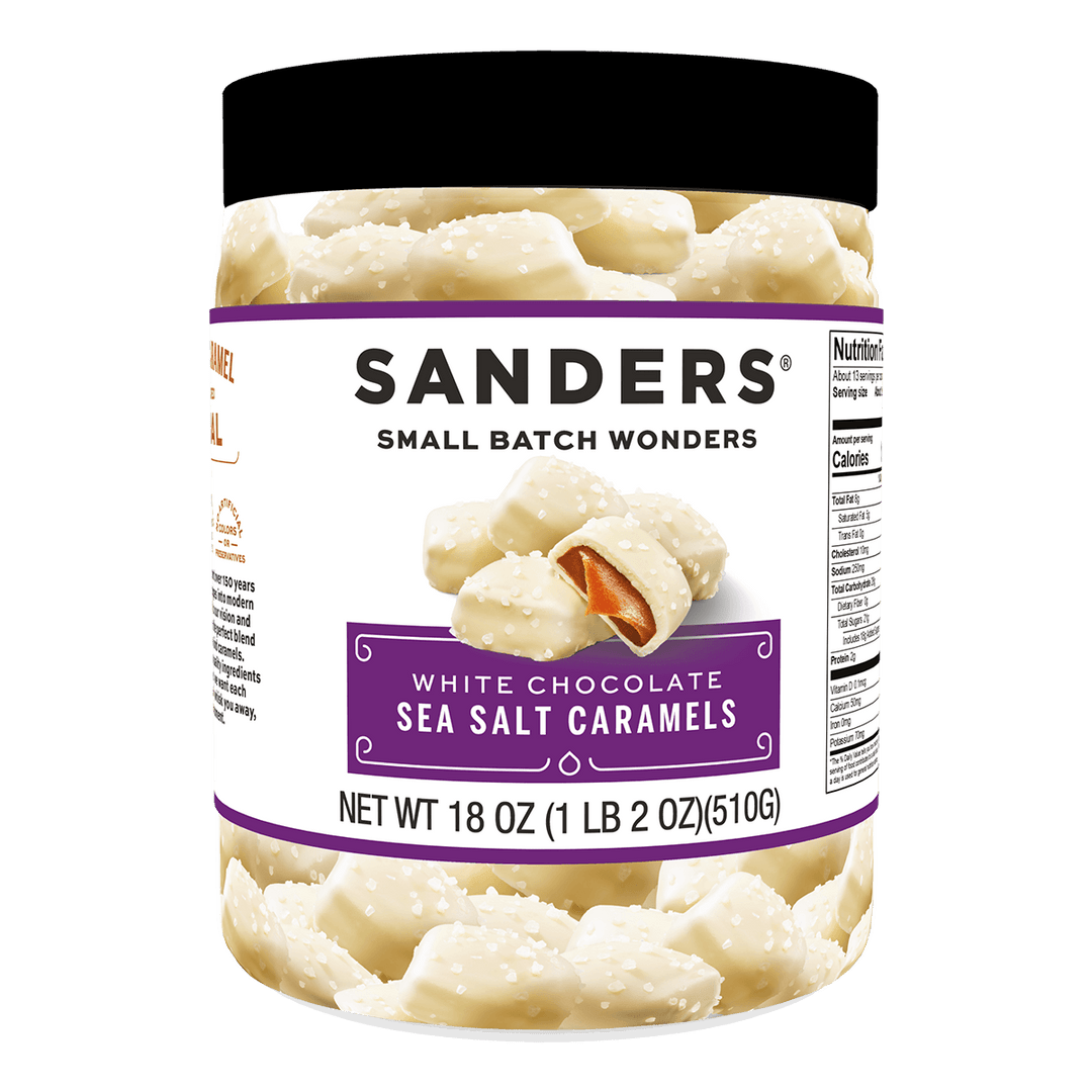 White Chocolate Sea Salt Caramel Tub 18 oz.